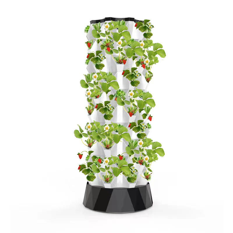 Hydroponic Farming Agriculture - 新型農業用温室垂直農法灌漑水耕栽培機器水耕システム屋内パイナップルエアロポニックタワー