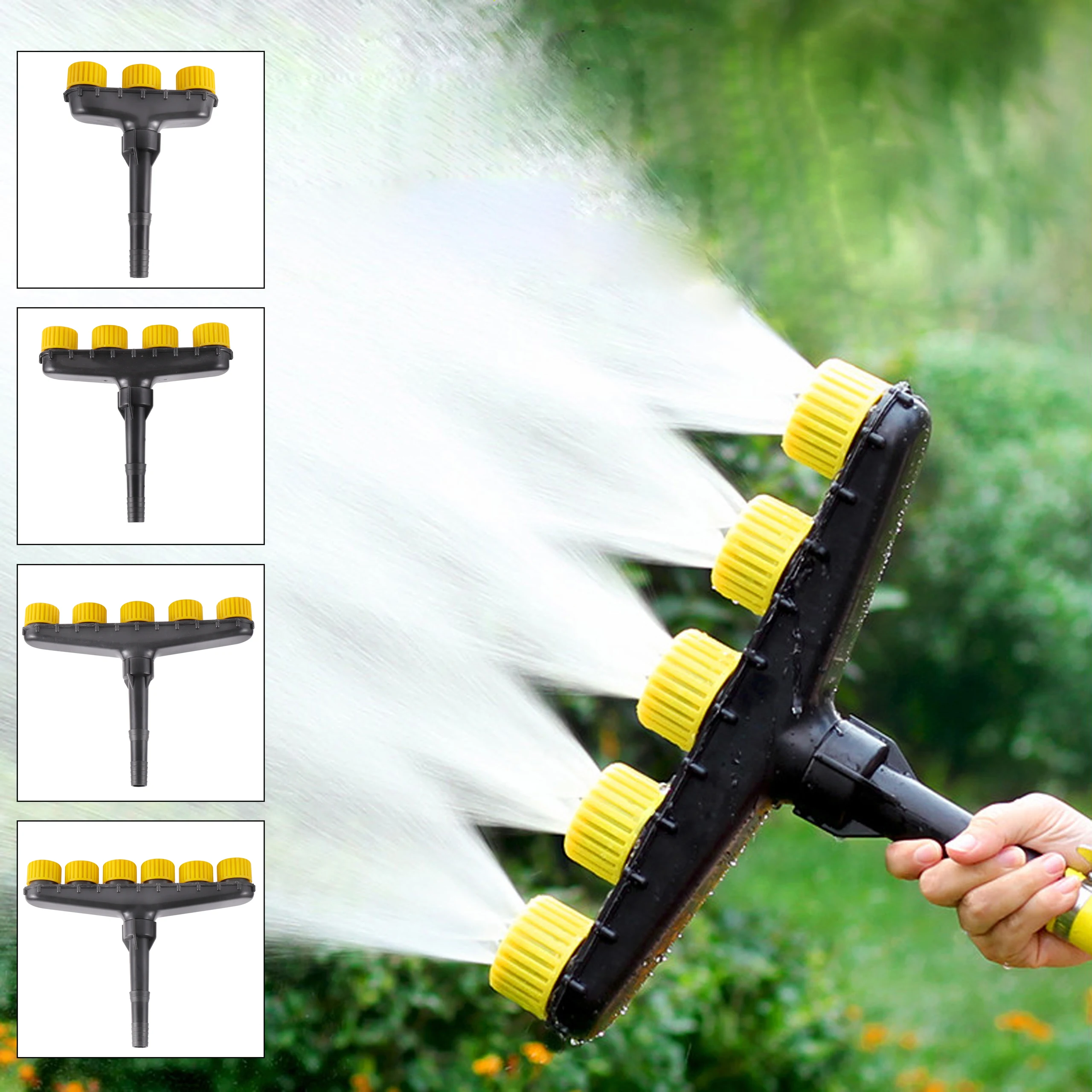 Farming Pump For Agriculture - 調整可能な噴霧器ノズル,庭の芝生のスプリンクラー,農場の野菜の灌漑,大流量の散水ツール,3 4 5 6ウェイ