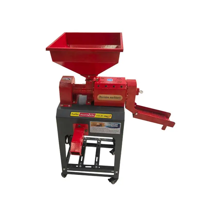 Agriculture Farming Rice - 6NS40農業機器 150-180kg/h 自動小麦・米皮むき・精米機 農場・米工場向け