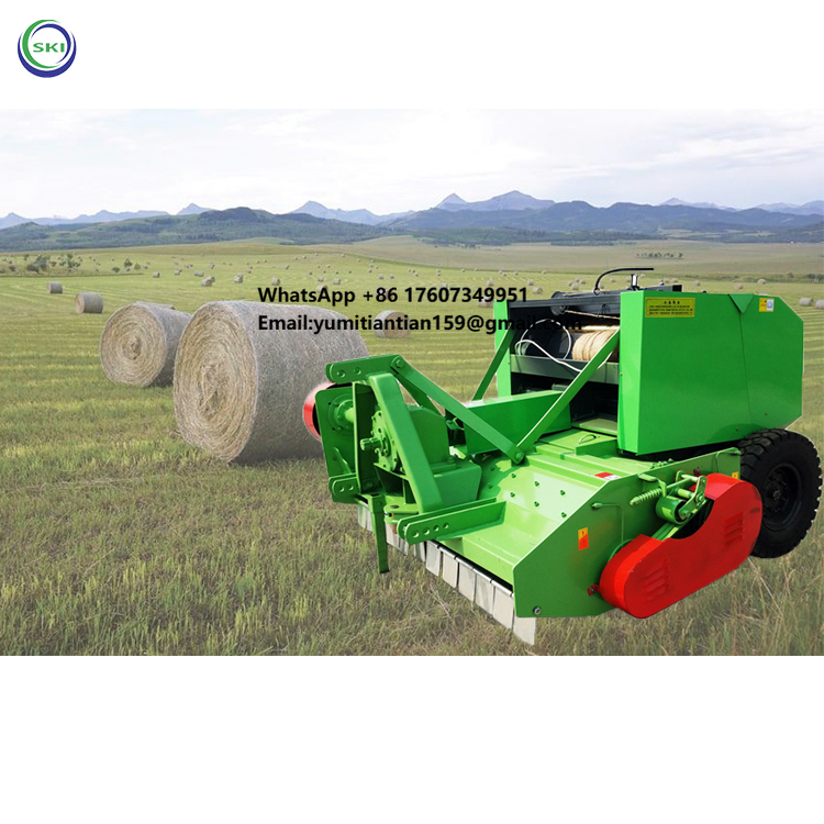 Silage Baler Machine - 牛飼料用自動サイレージ梱包機、丸型ベーラー、歩行型トラクター、コーンサイレージプレス梱包機、農業機械
