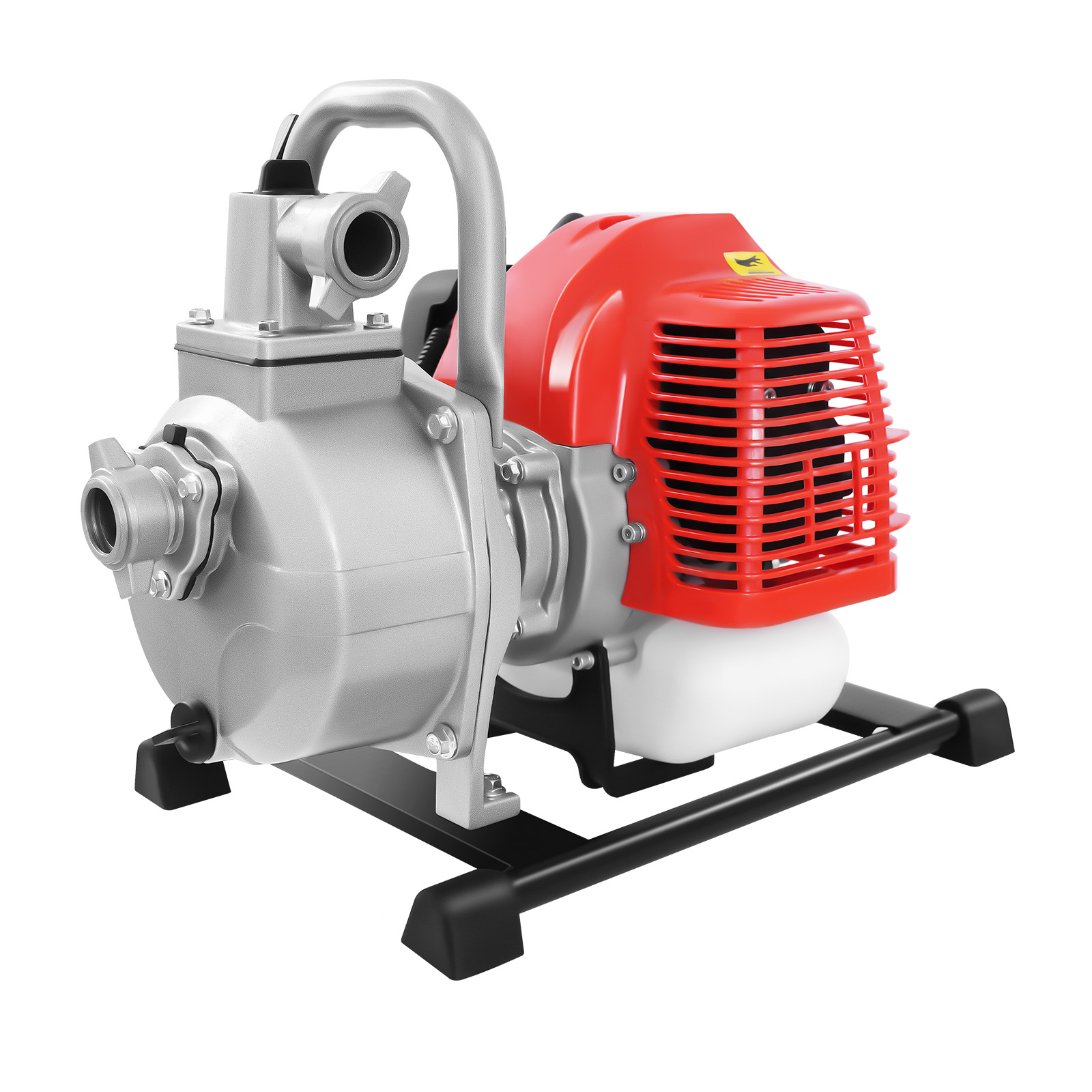 Farming Pump For Agriculture - 43cc 2ストロークガソリン水ポンプ 1.25KW ポータブル灌漑ポンプ、10m³/h流量、8m自吸式揚程、庭、農場、農業用水の移送に最適