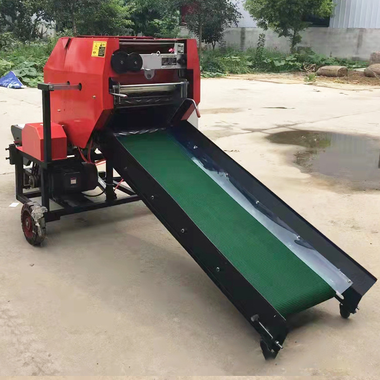 Silage Baler Machine - オプションの内燃機関搭載全自動サイレージベーラーマシン販売中