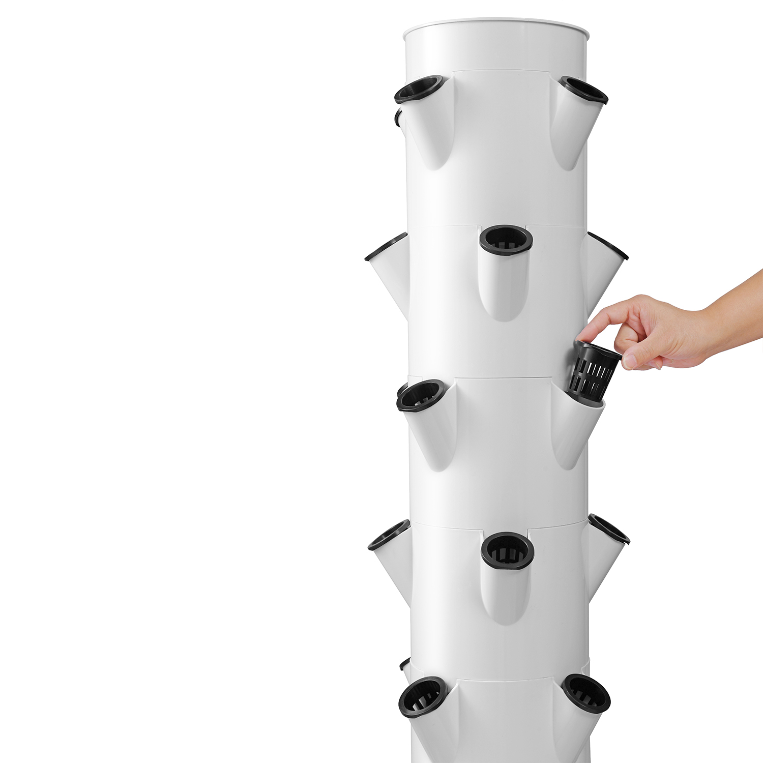 5層20穴農業用垂直栽培水耕栽培システムタワー、ライト付き水 - Hydroponic Farming Agriculture のレビューと価格