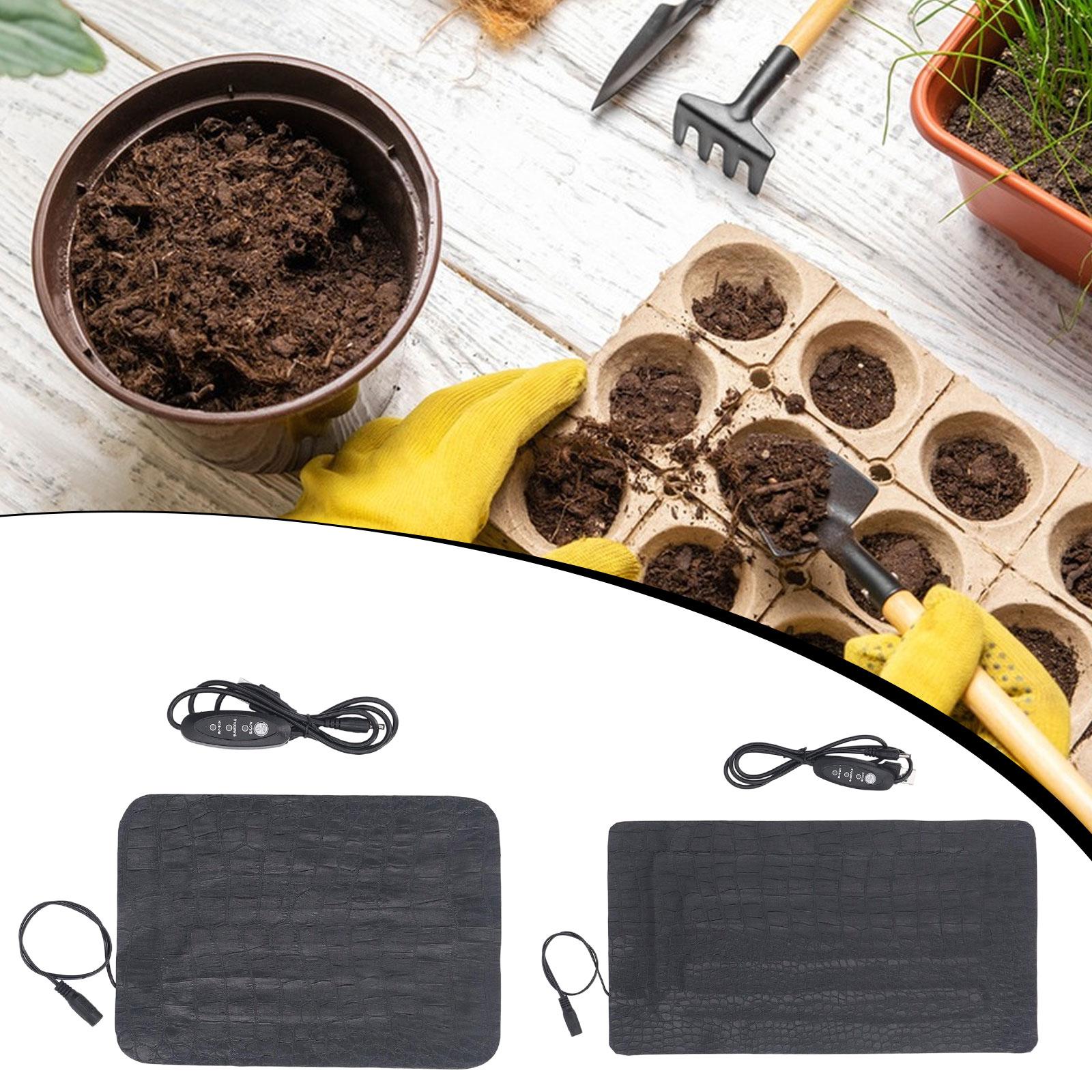 苗床用ヒートマット 室内植物育成 水耕栽培用ヒートパッド 家 - Seedling Heat Mat のレビューと価格