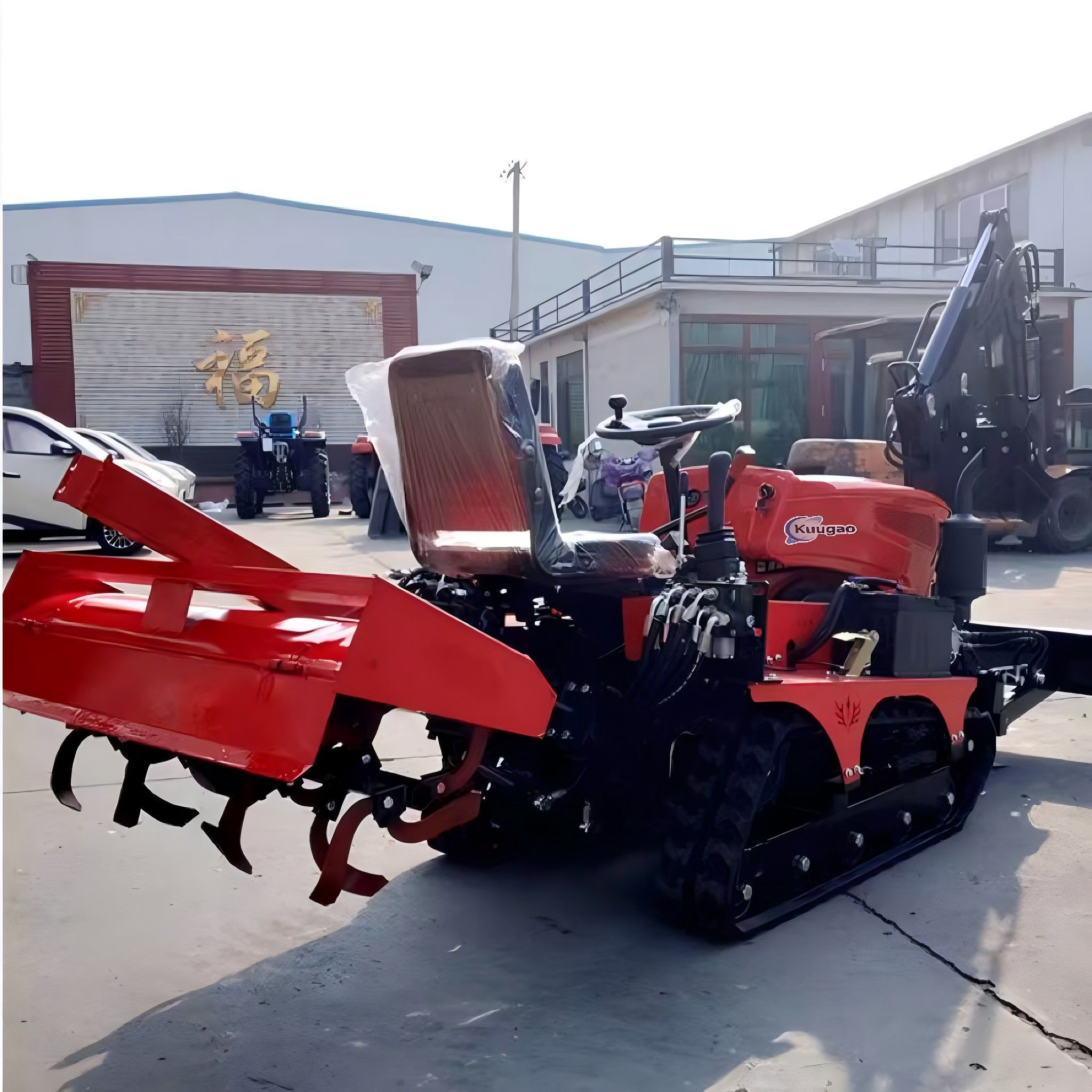 ミニ耕運機 25馬力/35馬力 ロータリークローラートラクタ - Orchard Sprayer Tractor のレビューと価格