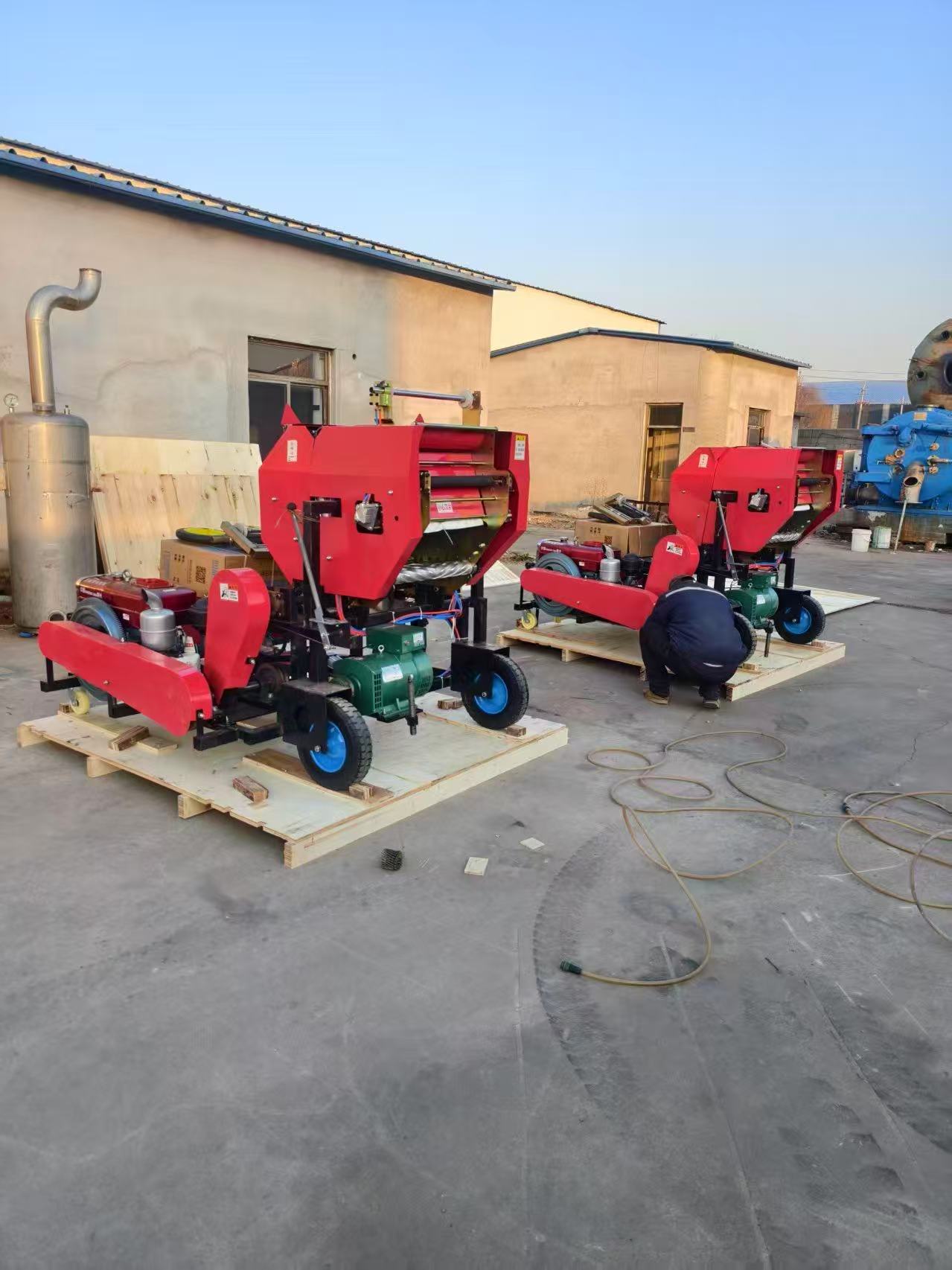 多機能農業サイレージベーラーラッパー発酵保管ベーリングフィル - Silage Baler Machine のレビューと価格