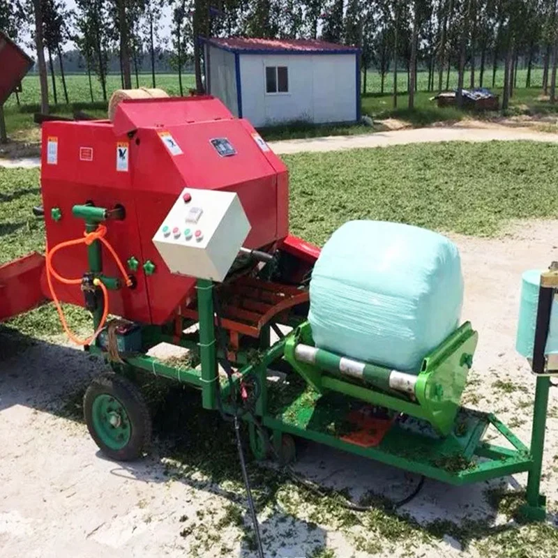 ディール自動乾草PTO草わら梱包サイレージベーラーラッパー包 - Silage Baler Machine のレビューと価格