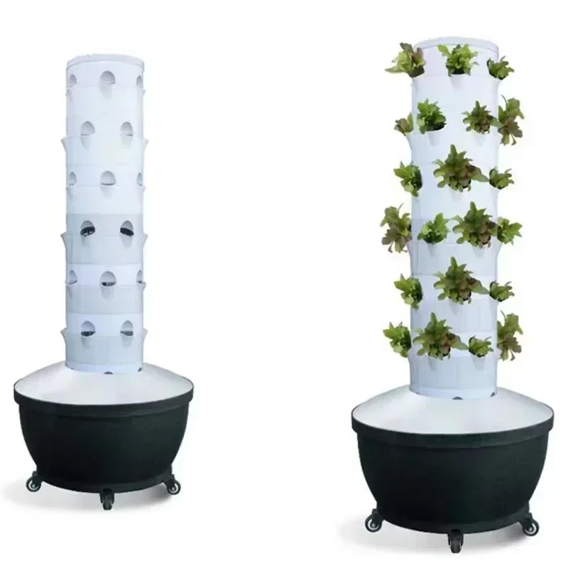 高品質農業家庭菜園屋内垂直農業8層水耕栽培システムエアロポニ - Hydroponic Farming Agriculture のレビューと価格