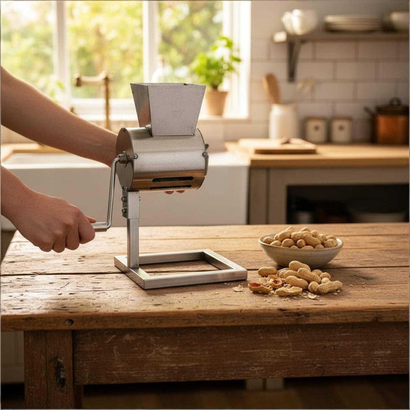 手動ピーナッツ殻むき機 小型 手回し式ピーナッツ殻むき機 農 - Agriculture Farming Products のレビューと価格