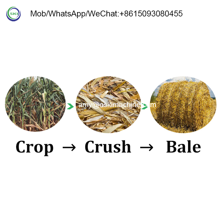 牛飼料用自動サイレージ梱包機、丸型ベーラー、歩行型トラクター - Silage Baler Machine のレビューと価格