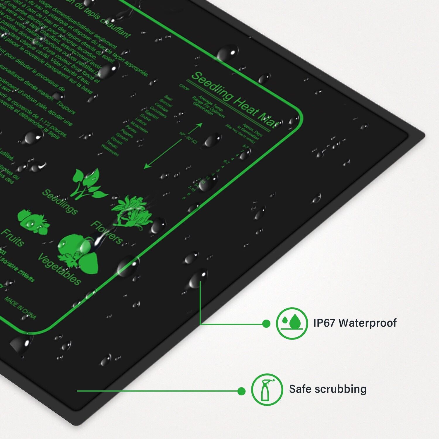 LERWAY 21W 苗床用ヒートマット EUプラグ 室内温 - Seedling Heat Mat のレビューと価格