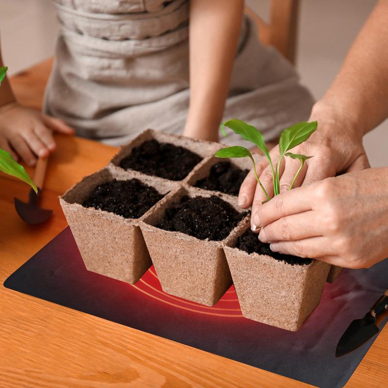 植物保温マット PVCレザー製 室内用USB給電式 水耕栽培 - Seedling Heat Mat のレビューと価格