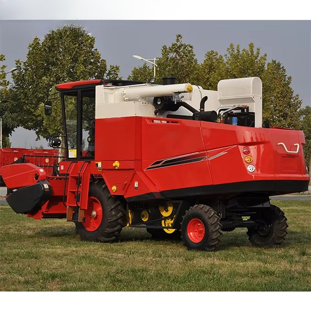 トウモロコシ穀物コンバイン収穫機農業機械自走式多機能カスタマ - Agriculture Farming Rice のレビューと価格