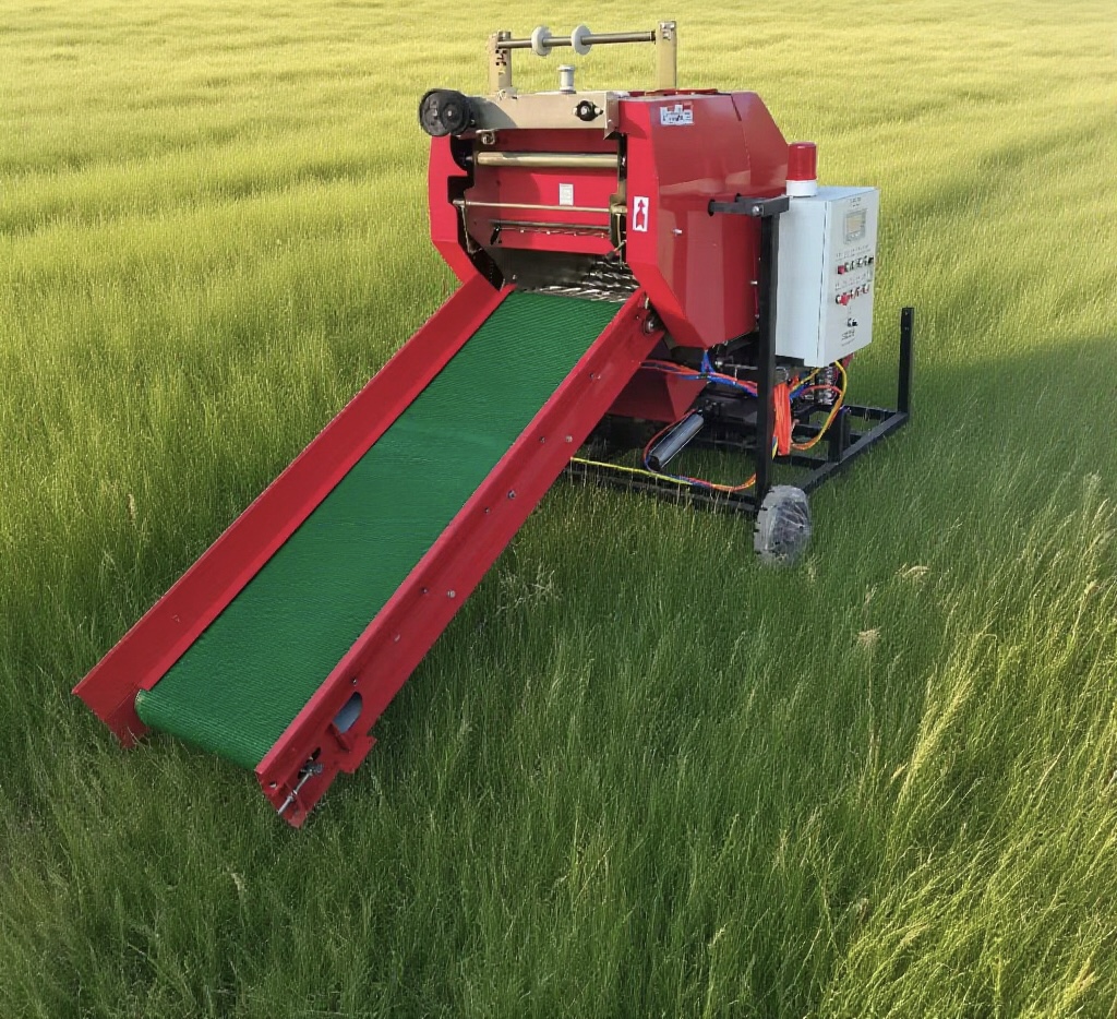 電動サイレージラウンドベーラーラッパー、ピーナッツ藁/干し草 - Silage Baler Machine のレビューと価格