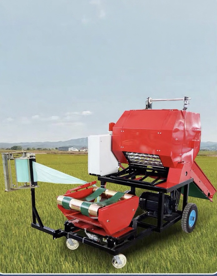 電動サイレージラウンドベーラーラッパー、ピーナッツ藁/干し草 - Silage Baler Machine のレビューと価格