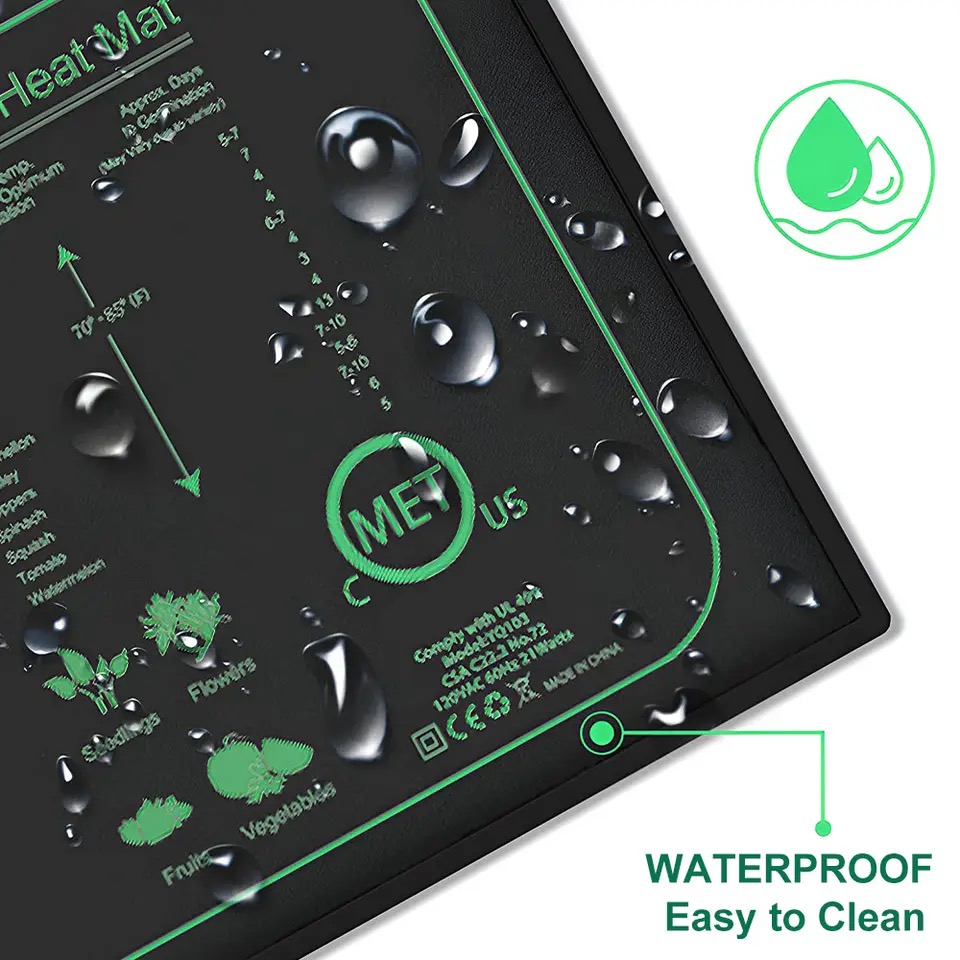 10/25/50 センチメートル苗ヒートマット屋内植物発芽防 - Seedling Heat Mat のレビューと価格