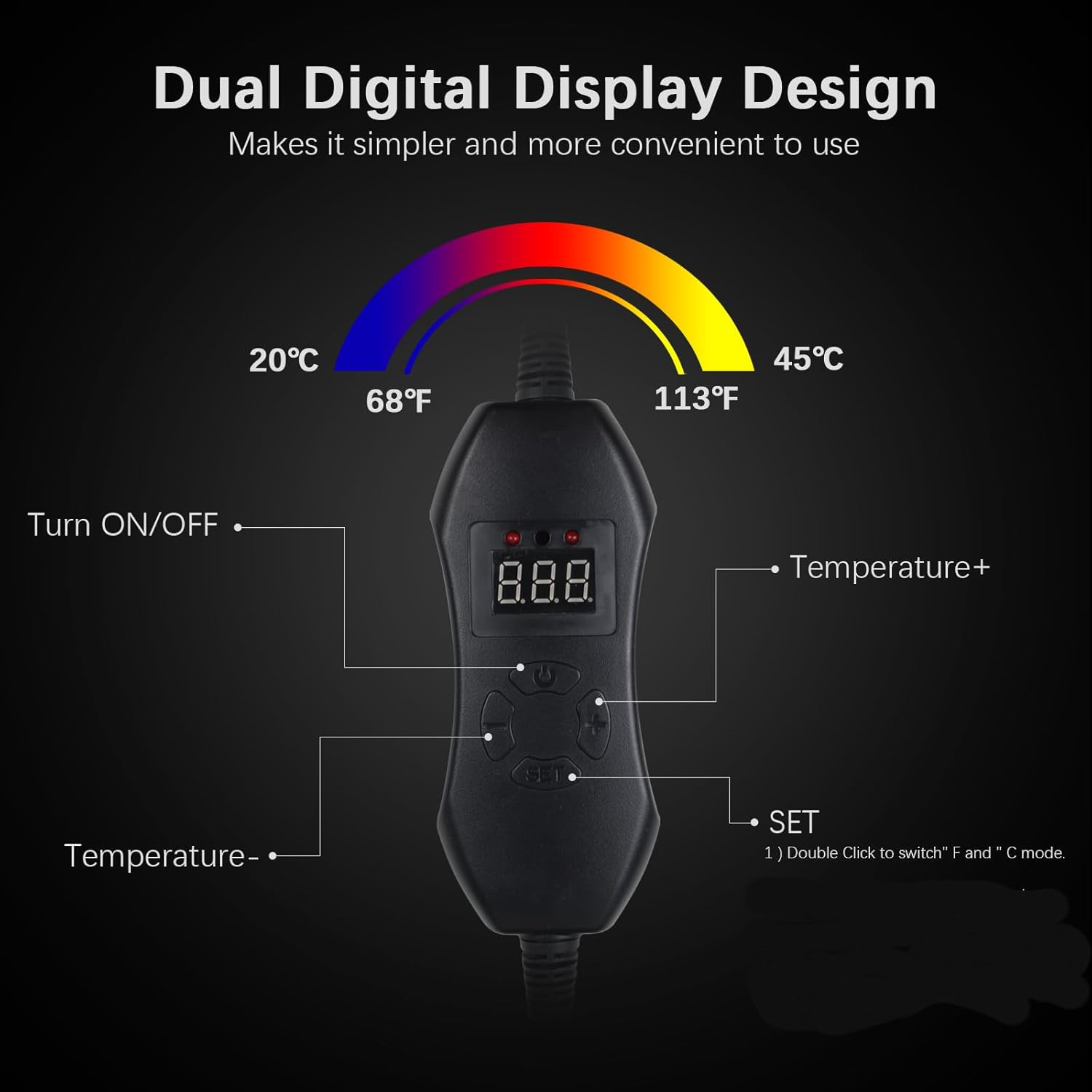 苗用ヒートマット デジタルサーモスタット付き 室内植物発芽加 - Seedling Heat Mat のレビューと価格