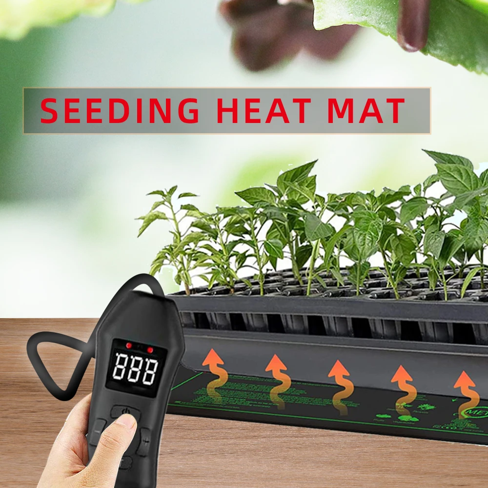 50 ワット EU-US/英国/AU 調節可能なサーモスタッ - Seedling Heat Mat のレビューと価格