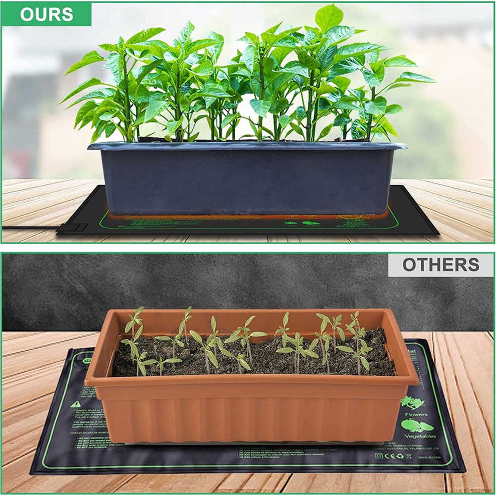 屋内植物用ハイドロポニック加熱マット、苗ヒートマット、防水ウ - Seedling Heat Mat のレビューと価格