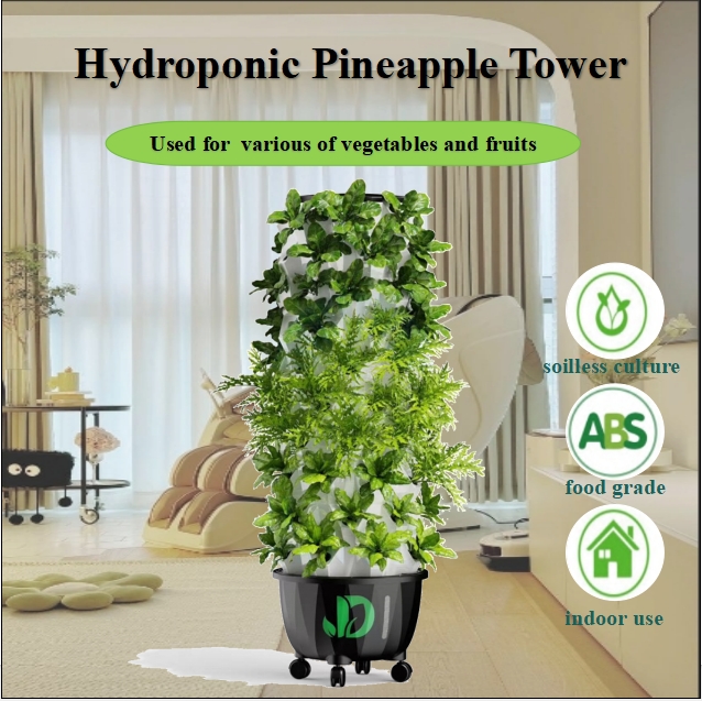 65リットル6層48穴ガーデン垂直農業水耕栽培タワーシステム - Hydroponic Farming Agriculture のレビューと価格