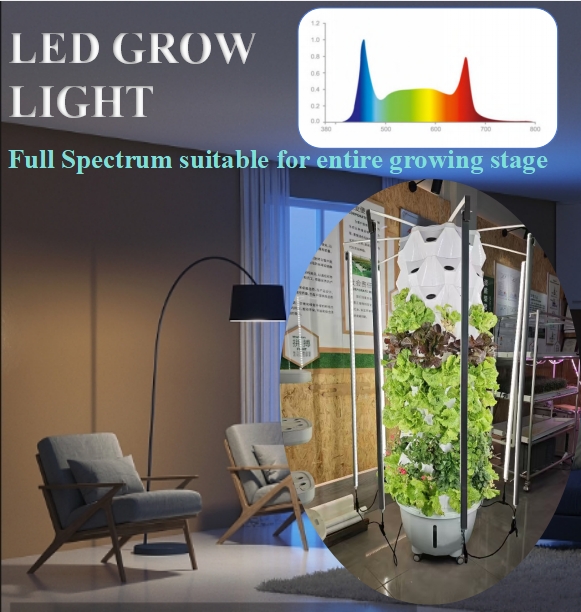 65リットル6層48穴ガーデン垂直農業水耕栽培タワーシステム - Hydroponic Farming Agriculture のレビューと価格